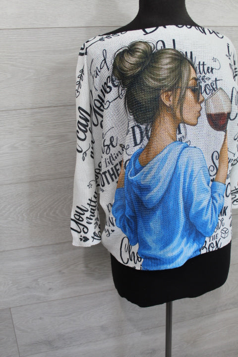Boutique Karma - Pullover Print