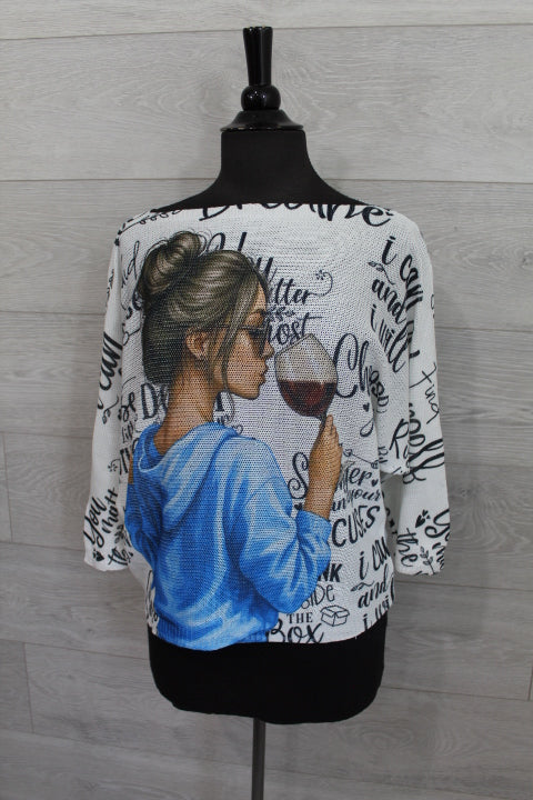 Boutique Karma - Pullover Print