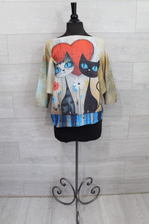 Boutique Karma - Pullover Print