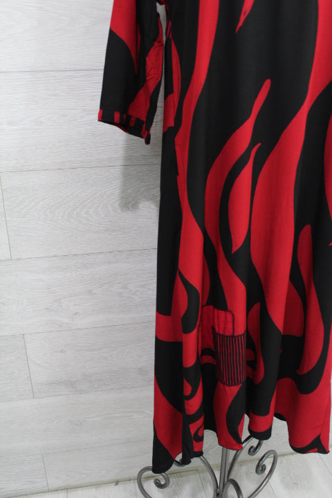 Lyng Designs - V Neck Long Dress