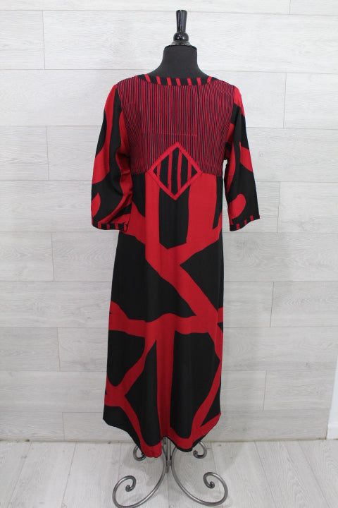 Lyng Designs - V Neck Long Dress