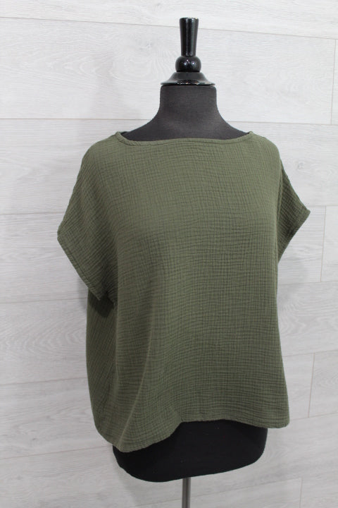 Bryn Walker Cotton Gauze - Bess Shirt