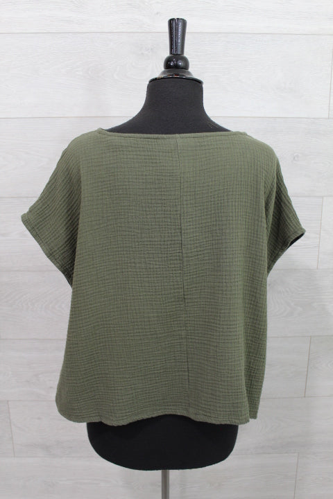 Bryn Walker Cotton Gauze - Bess Shirt