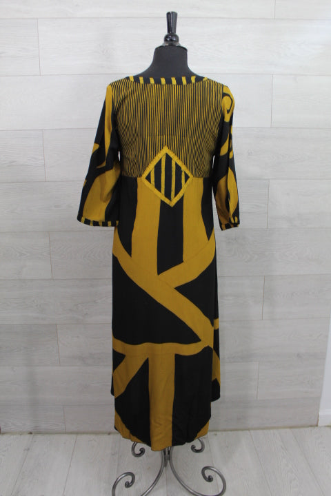 Lyng Designs - V Neck Long Dress