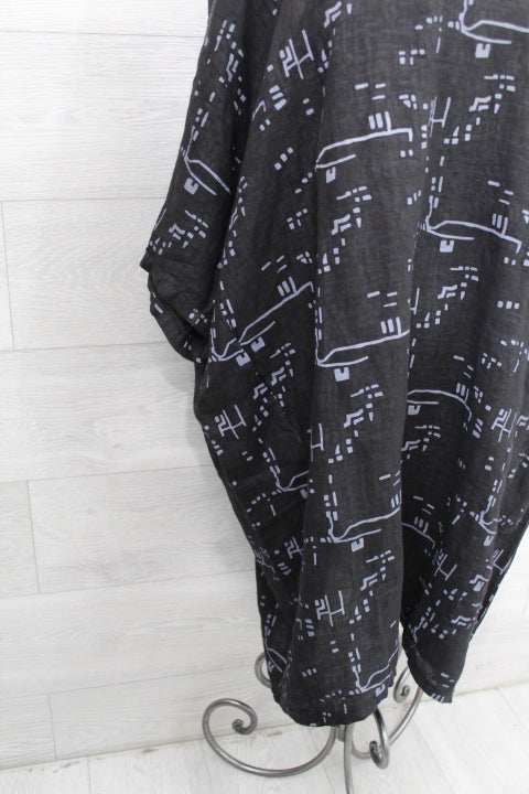 Made In Italy - Bricks Print Dress - FINAL SALE ITEM