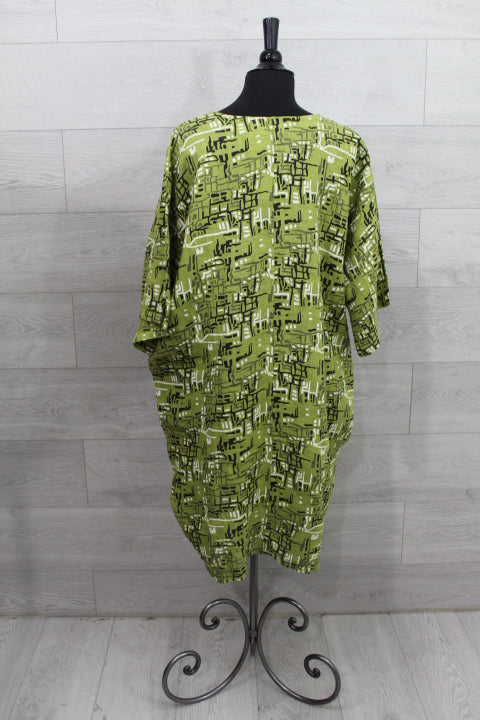 Made In Italy - Bricks Print Dress - FINAL SALE ITEM