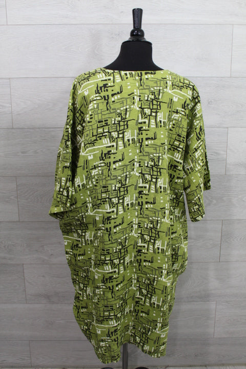 Made In Italy - Bricks Print Dress - FINAL SALE ITEM