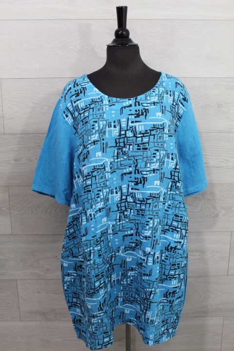 Made In Italy - Bricks Print Dress - FINAL SALE ITEM