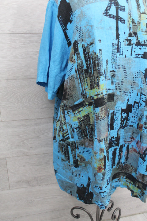 Made In Italy - City Print Dress - FINAL SALE ITEM