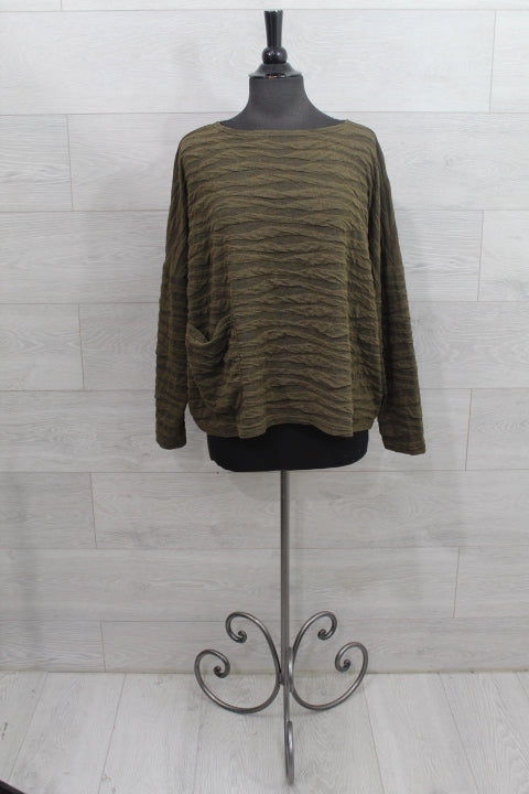 Cut Loose Texture Char Knit - One Size Pocket FINAL SALE ITEM