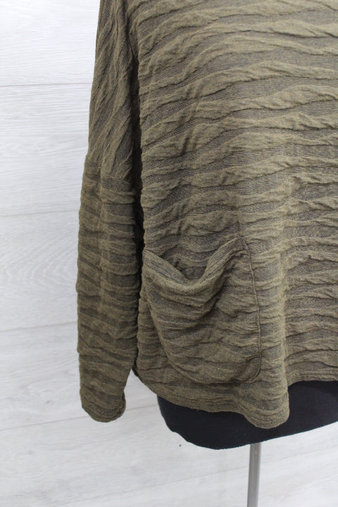 Cut Loose Texture Char Knit - One Size Pocket FINAL SALE ITEM