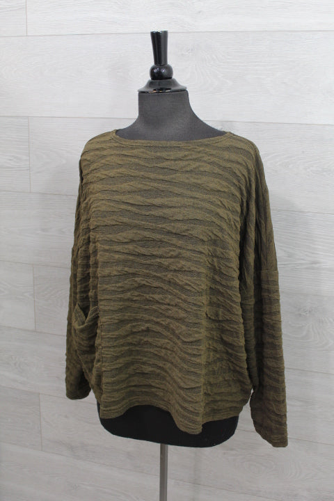 Cut Loose Texture Char Knit - One Size Pocket FINAL SALE ITEM