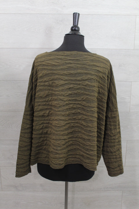 Cut Loose Texture Char Knit - One Size Pocket FINAL SALE ITEM