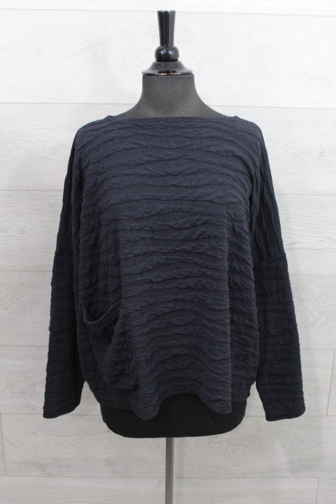 Cut Loose Texture Char Knit - One Size Pocket FINAL SALE ITEM