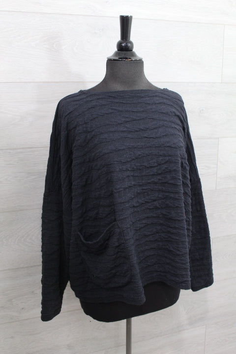 Cut Loose Texture Char Knit - One Size Pocket FINAL SALE ITEM