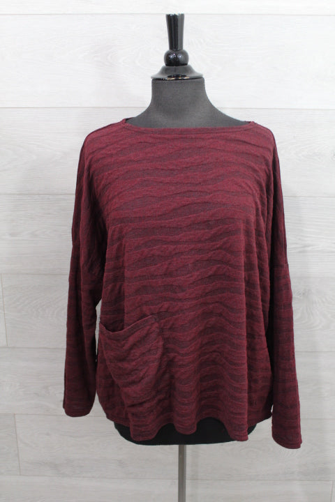 Cut Loose Texture Char Knit - One Size Pocket FINAL SALE ITEM