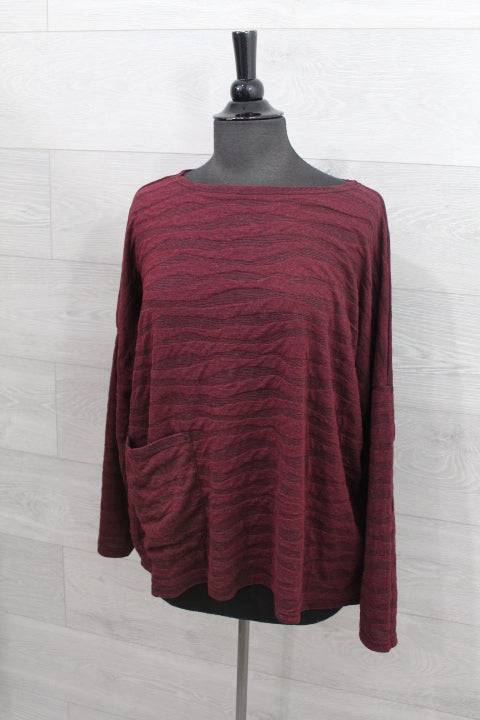 Cut Loose Texture Char Knit - One Size Pocket FINAL SALE ITEM