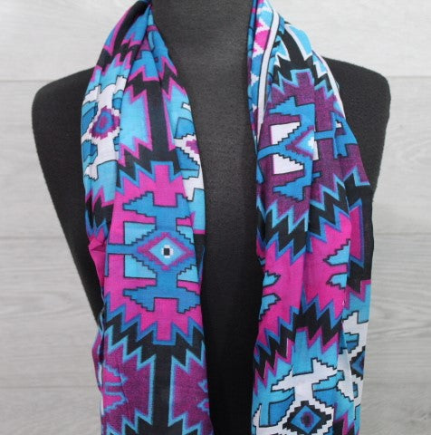 Aztec Print Maya Scarf