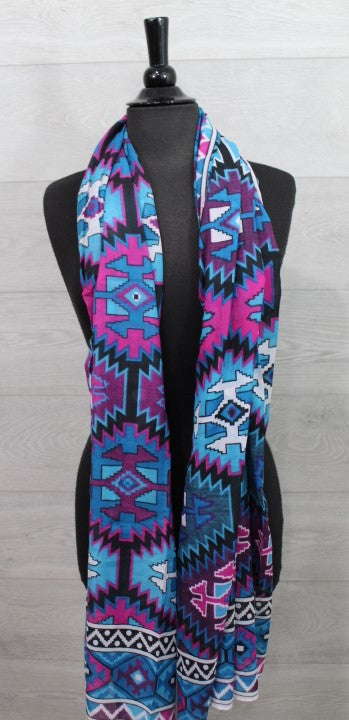 Aztec Print Maya Scarf