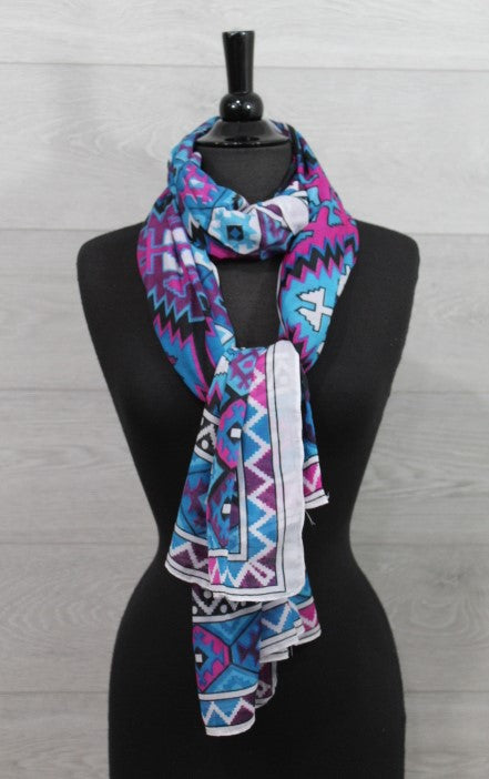 Aztec Print Maya Scarf