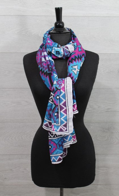 Aztec Print Maya Scarf