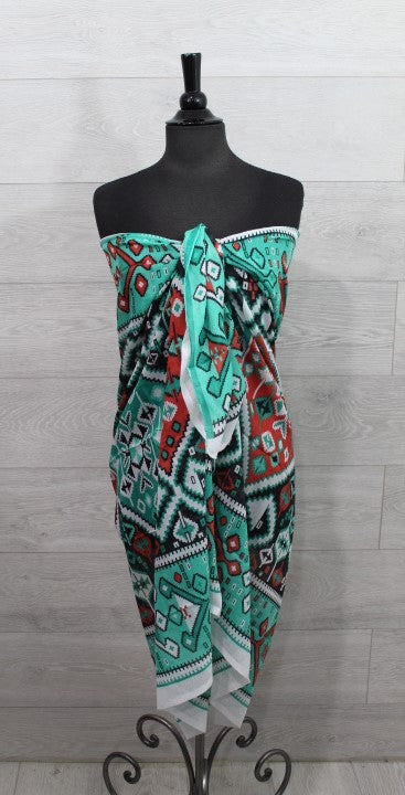 Aztec Print Maya Scarf