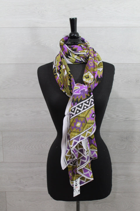 Aztec Print Maya Scarf