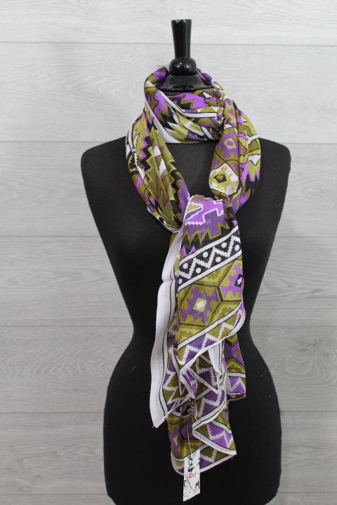 Aztec Print Maya Scarf