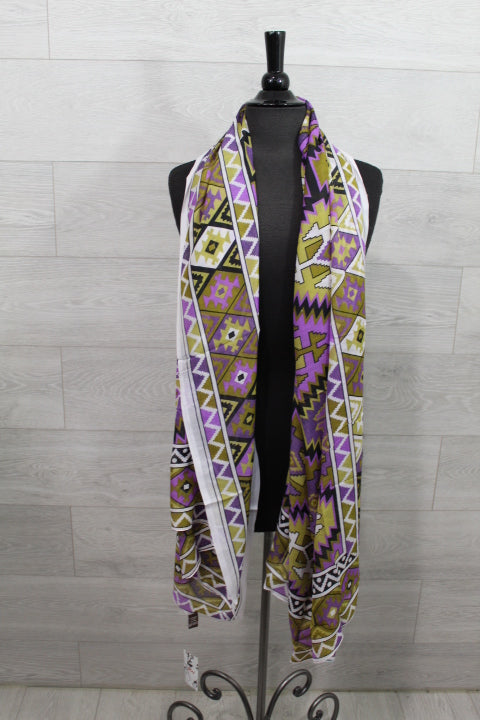 Aztec Print Maya Scarf