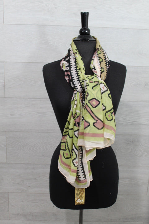 Aztec Print Maya Scarf Square