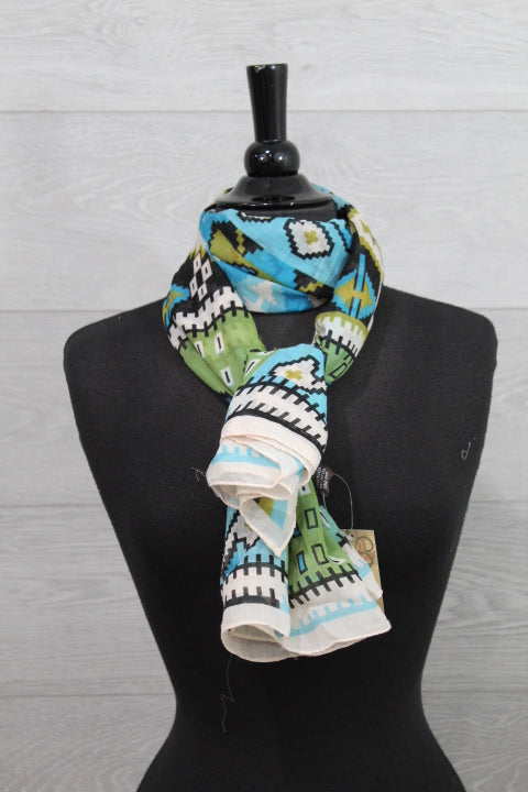 Aztec Print Maya Scarf Square