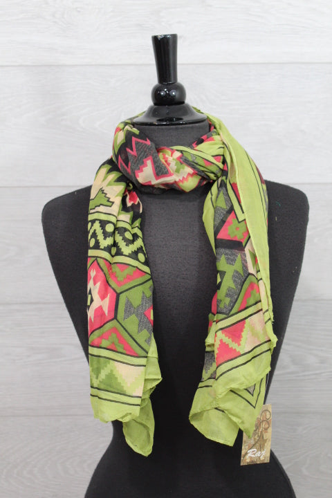 Aztec Print Maya Scarf Square