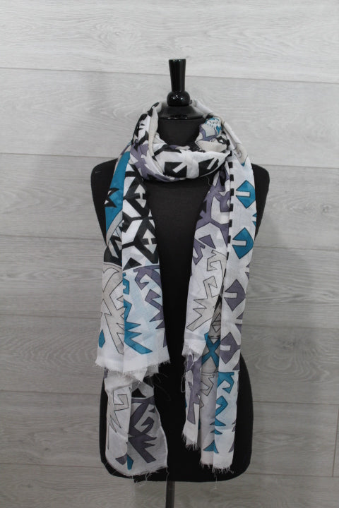 Aztec Print Maya Scarf