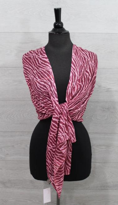 Zebra Print Scarf