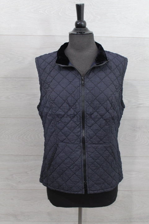 Cut Loose Quilted Parachute - Zip Front Quilted Vest