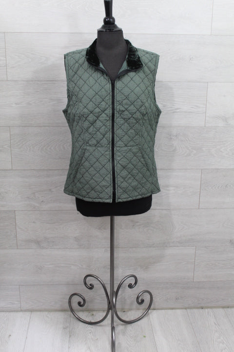 Cut Loose Quilted Parachute - Zip Front Quilted Vest