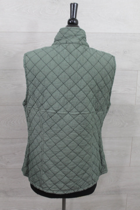 Cut Loose Quilted Parachute - Zip Front Quilted Vest