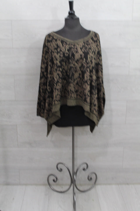 Cut Loose Floral Jacquard - One Size Deep V FINAL SALE ITEM