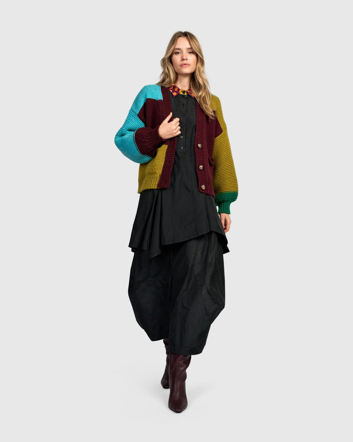 Alembika Clothing - Carnival Chunky Cardigan, Primary Mix