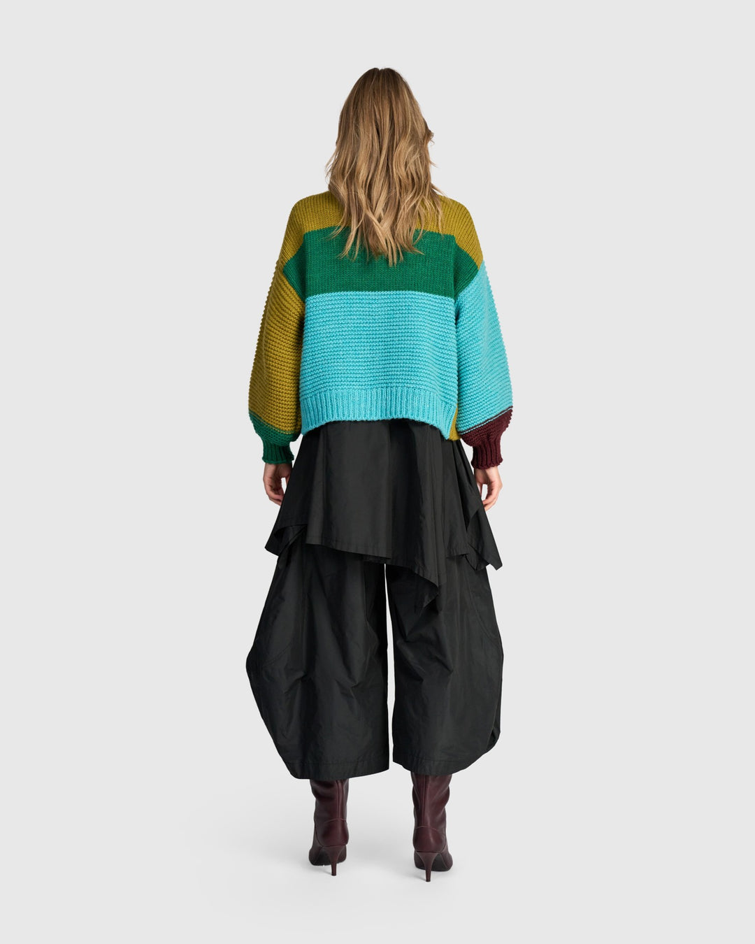 Alembika Clothing - Carnival Chunky Cardigan, Primary Mix