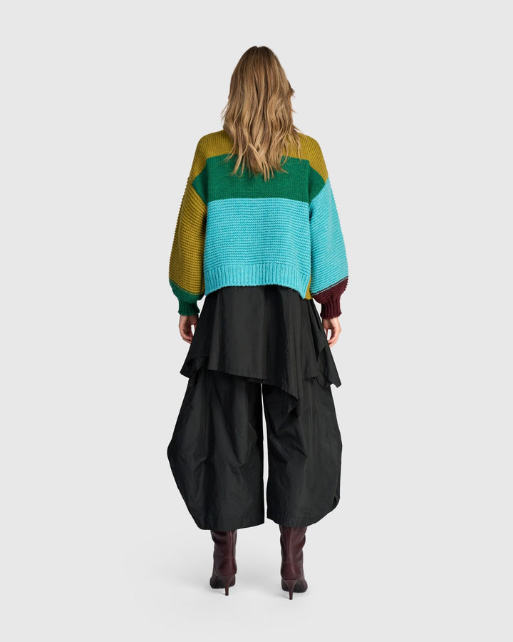 Alembika Clothing - Carnival Chunky Cardigan, Primary Mix