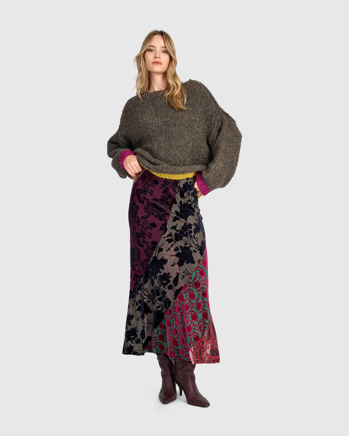 Alembika Clothing - Riff Boucle Sweater, Truffle