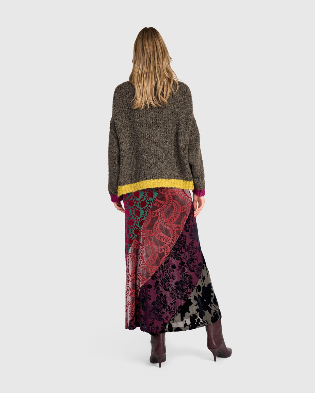 Alembika Clothing - Riff Boucle Sweater, Truffle