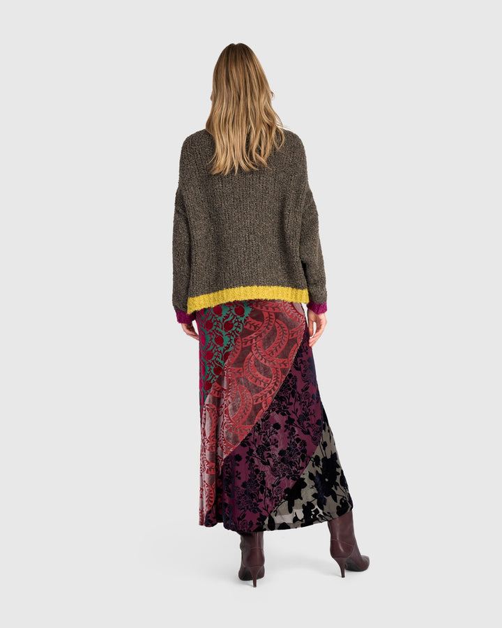 Alembika Clothing - Riff Boucle Sweater, Truffle