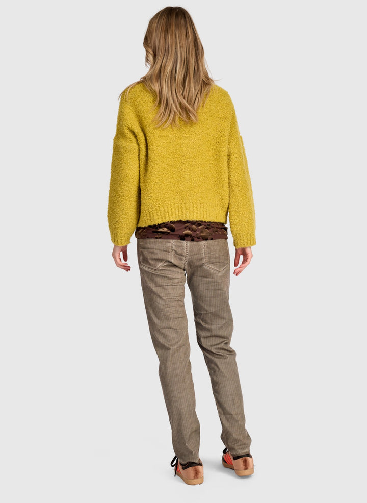 Alembika Clothing - Teddy Boucle Cardigan, Sunflower