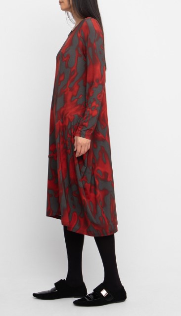 Ozai N Ku Dresses - Ozai N Ku Fahrenheit Dress, Flames FINAL SALE ITEM