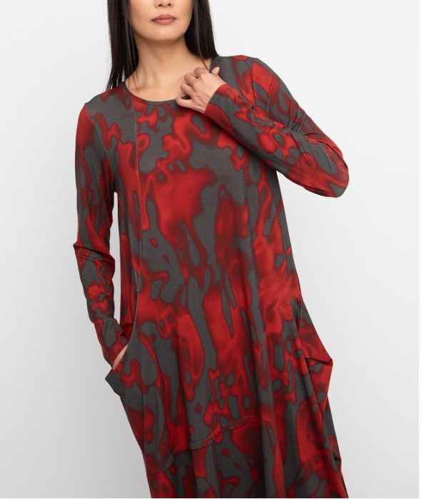 Ozai N Ku Dresses - Ozai N Ku Fahrenheit Dress, Flames