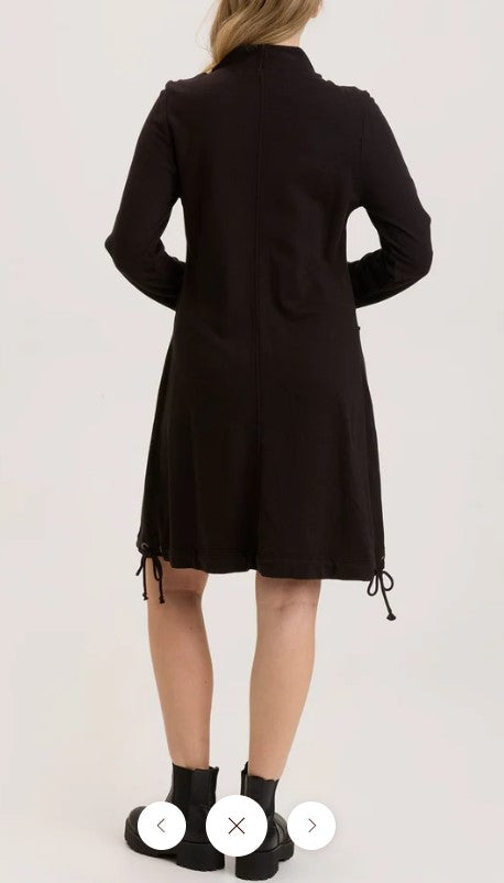 Wearables By XCVI - Fleece Funnel-Neck Longcoat | Wearables By