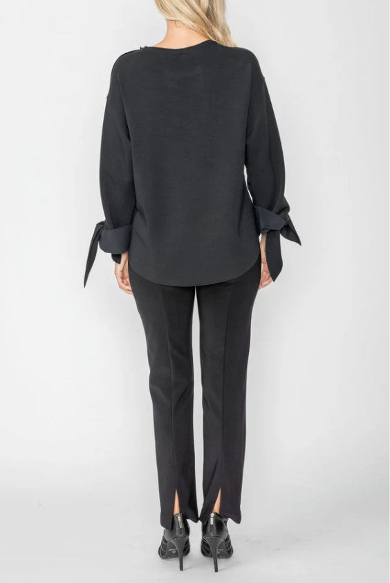 IC Collection - ASYMMETRICAL CUT LINETIE TOP