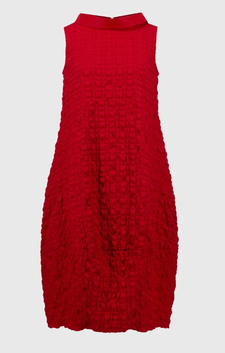 Joseph Ribkoff Dresses - Textured Woven Sleeveless Cocoon Dress